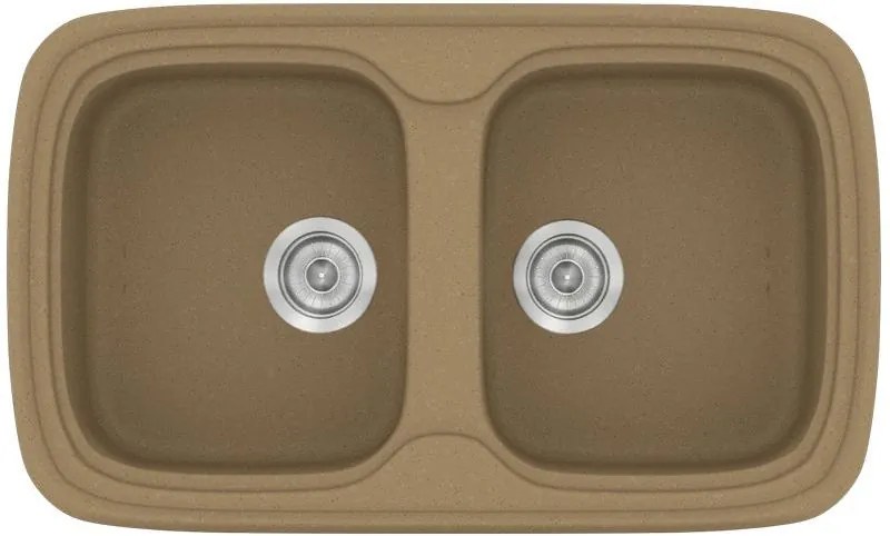 Мивка Sanitec 312-Metallic Coffee