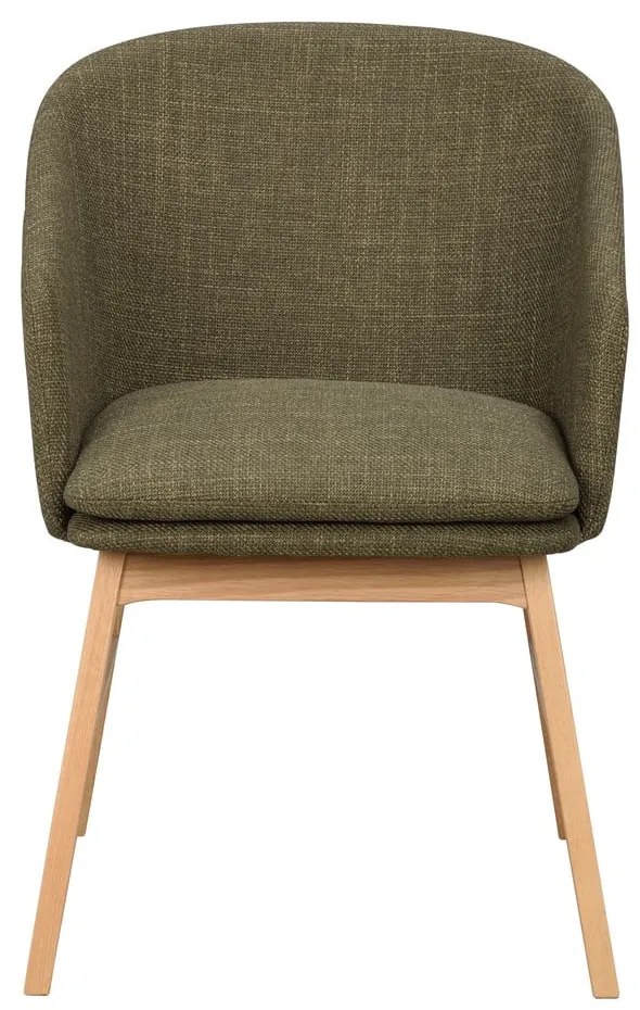 Зелени тапицирани трапезни столове в комплект 2 бр. Windham – Rowico