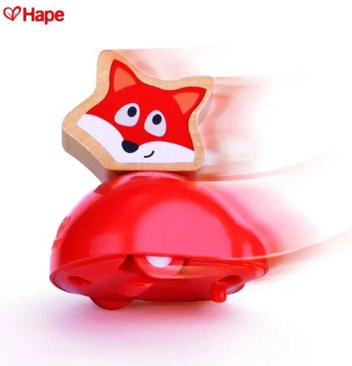 Hape - Инертна количка - лисица H0470