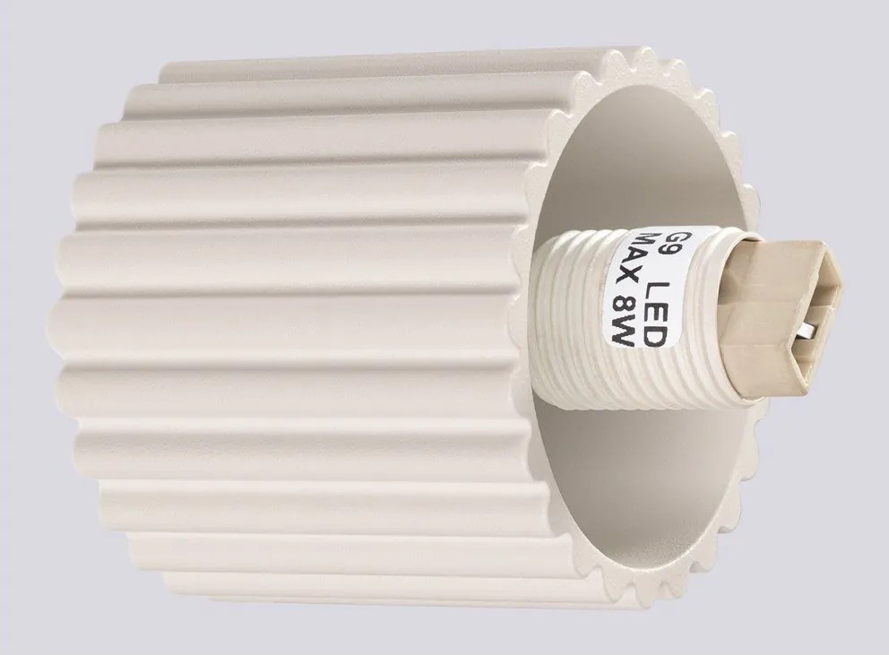 Кремава стенна лампа ø 12 cm Orbital – Sollux