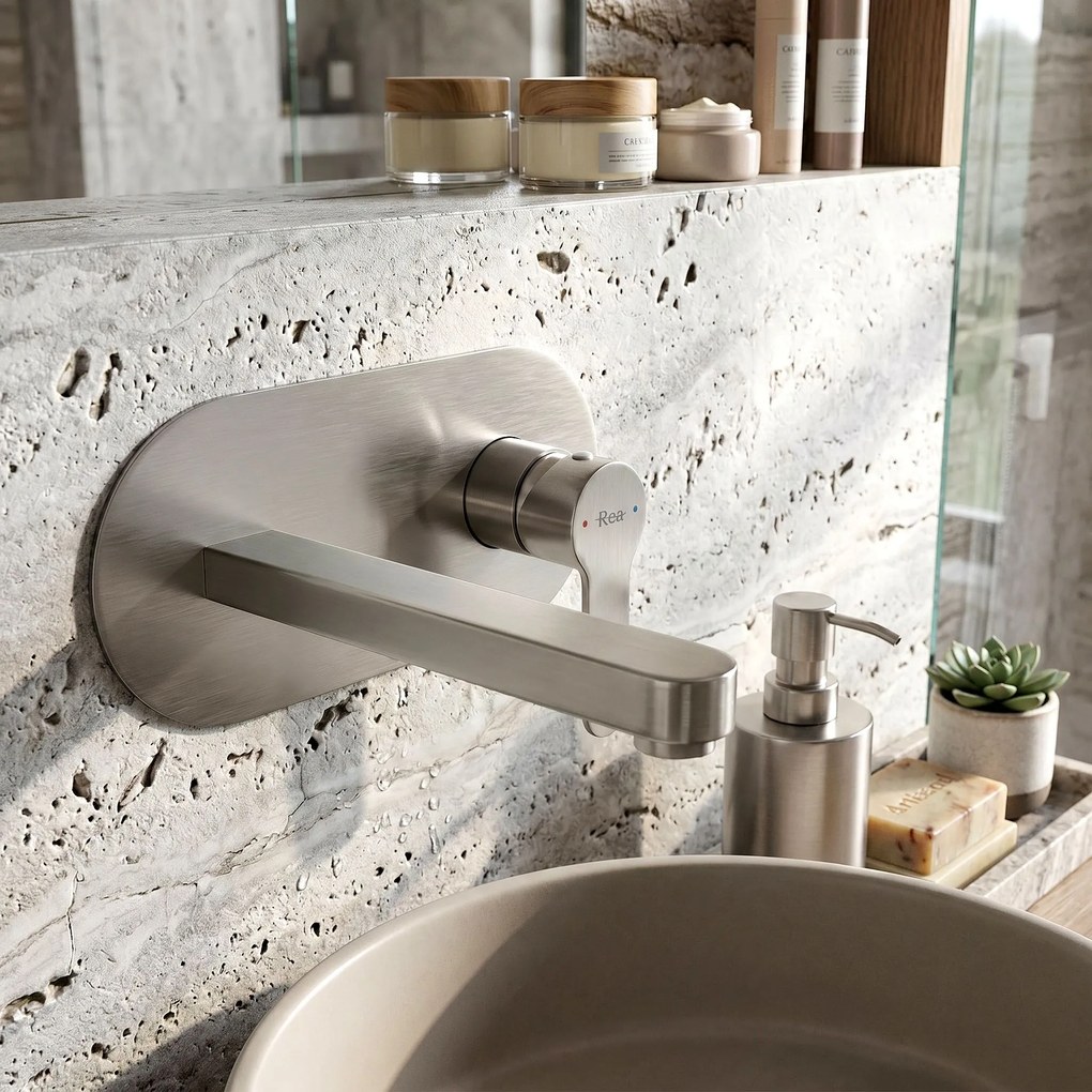Смесител за вграждане REA Arcos Brush Nickel