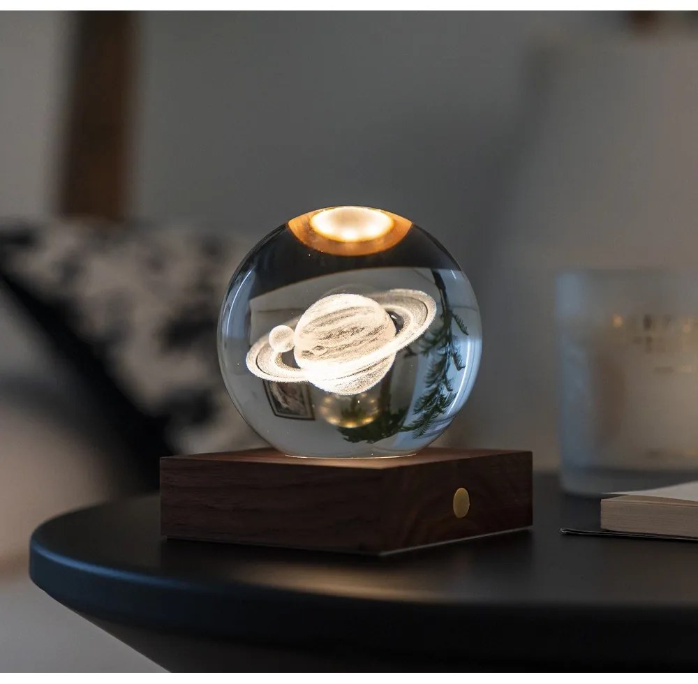 Тъмнокафява светлинна декорация с USB Amber – Gingko