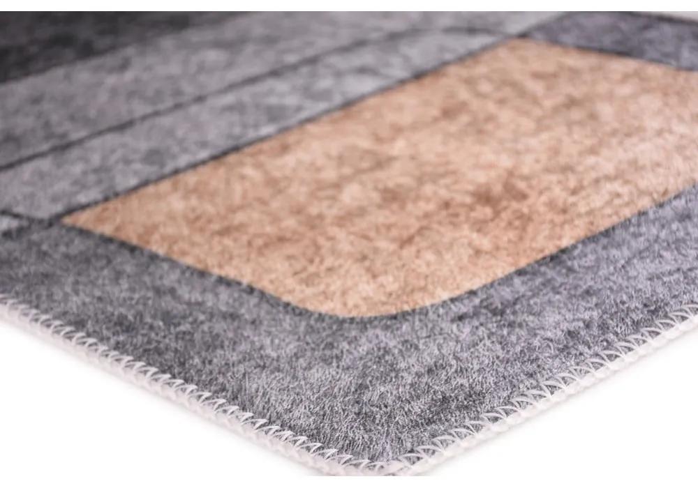 Сив миещ се килим 120x160 cm - Vitaus