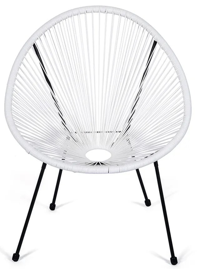 Бял градински стол метален/пластмасов Avocado Comfort – Bonami Selection