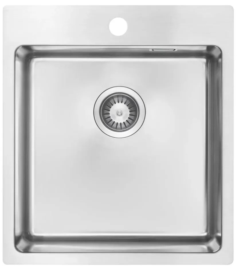 Deante ZPO_010A - Кухненска мивка OLFATO 50,5x45 см матов стомана