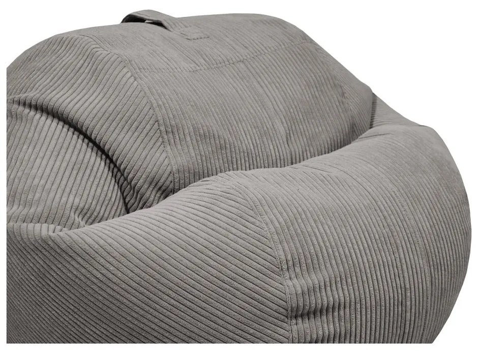 Кафяв пуф от рипсено кадифе Roll 105 – SLOWDOWN