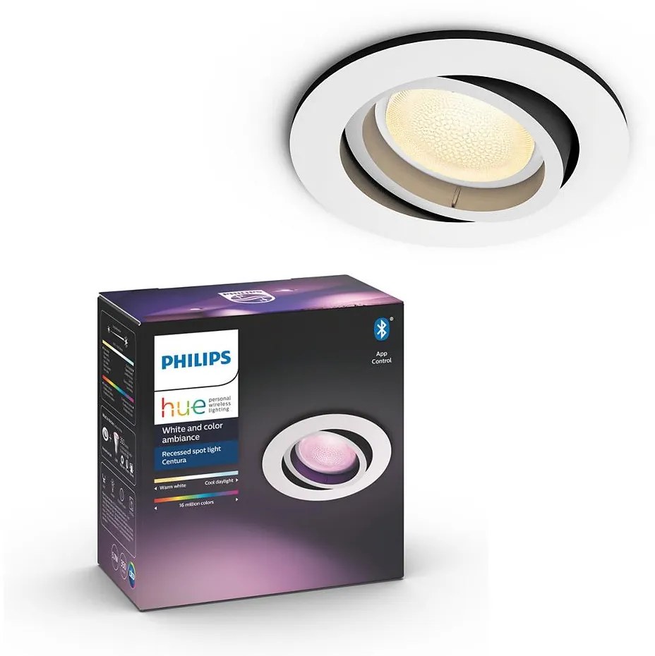 Philips 50451/31/P7 - LED RGBW Pohledové лампа HUE CENTURA 1xGU10/5,7W/230V