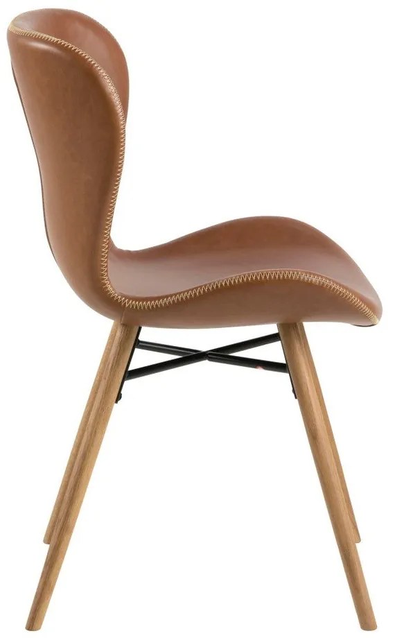 Комплект от 2 стола от изкуствена кожа Batilda - Actona