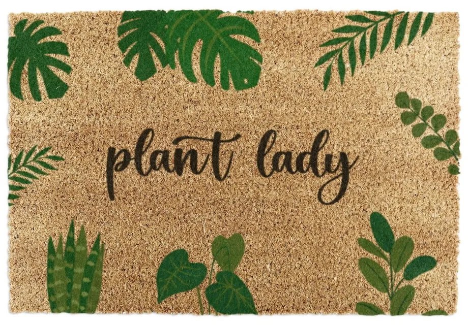 Изтривалка от кокосови влакна 40x60 cm Plant Lady – Artsy Doormats