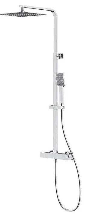Cersanit S951-341 - Душ комплект с термостатен смесител CITY хром лъскав