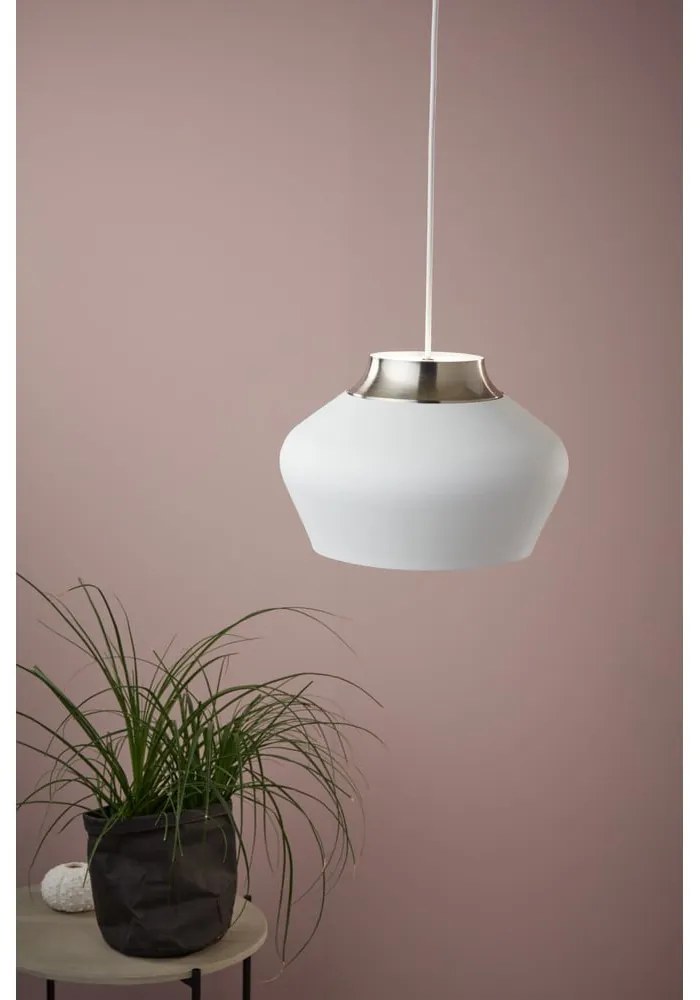 Бяло висящо осветително тяло Kom - Markslöjd