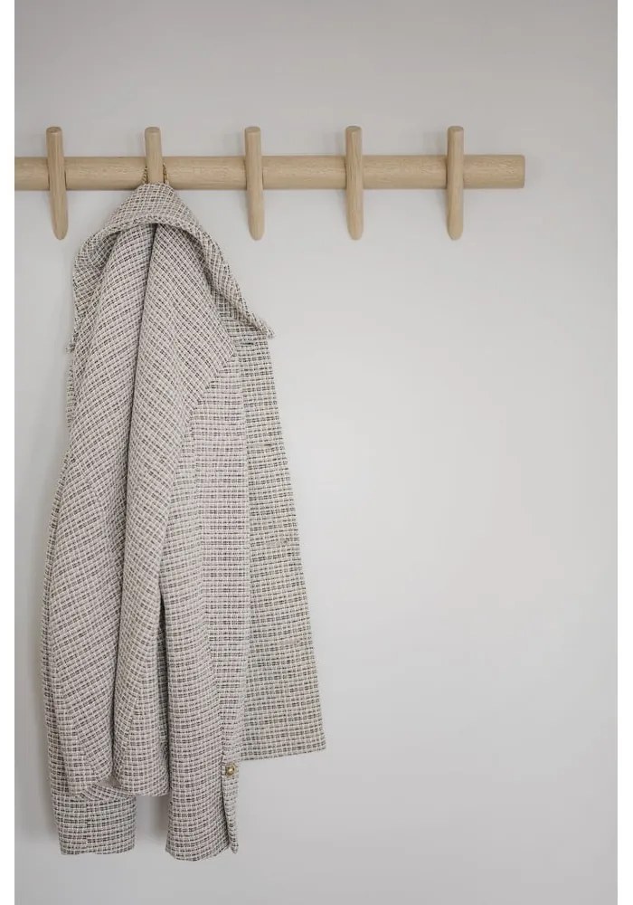 Стенна закачалка от дъбово дърво в естествен цвят Hillmond - Rowico