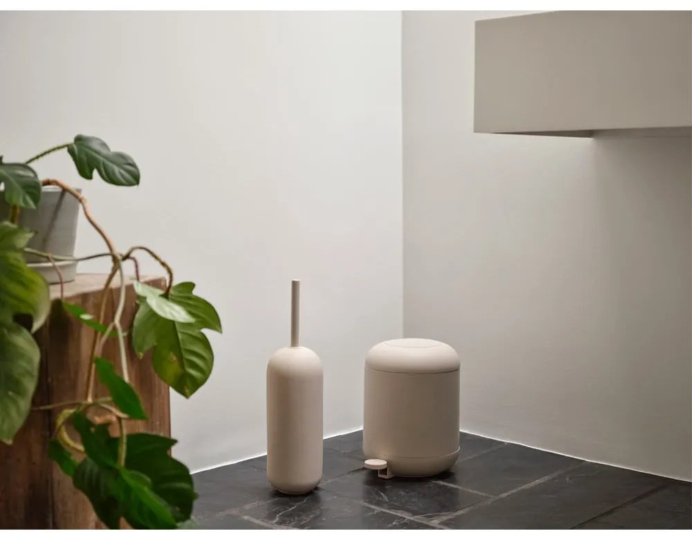 Бежова бетонна четка за тоалетна Sensu – Zone