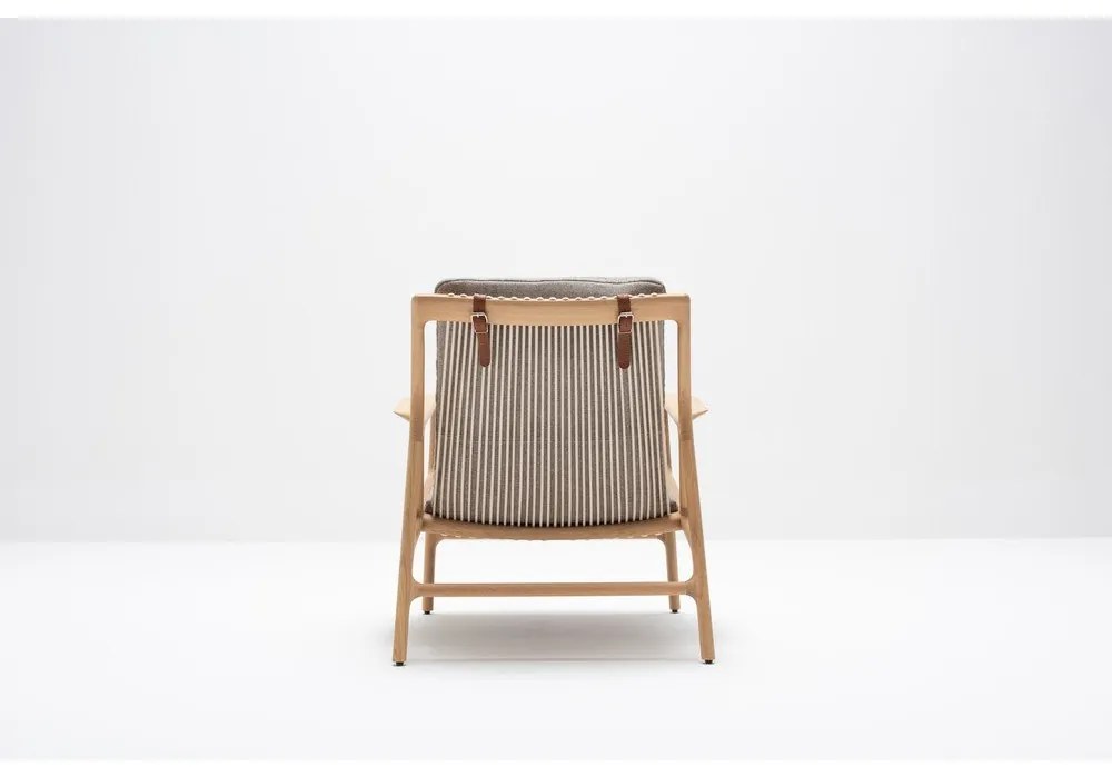 Фотьойл в сиво-натурален цвят Dedo - Gazzda