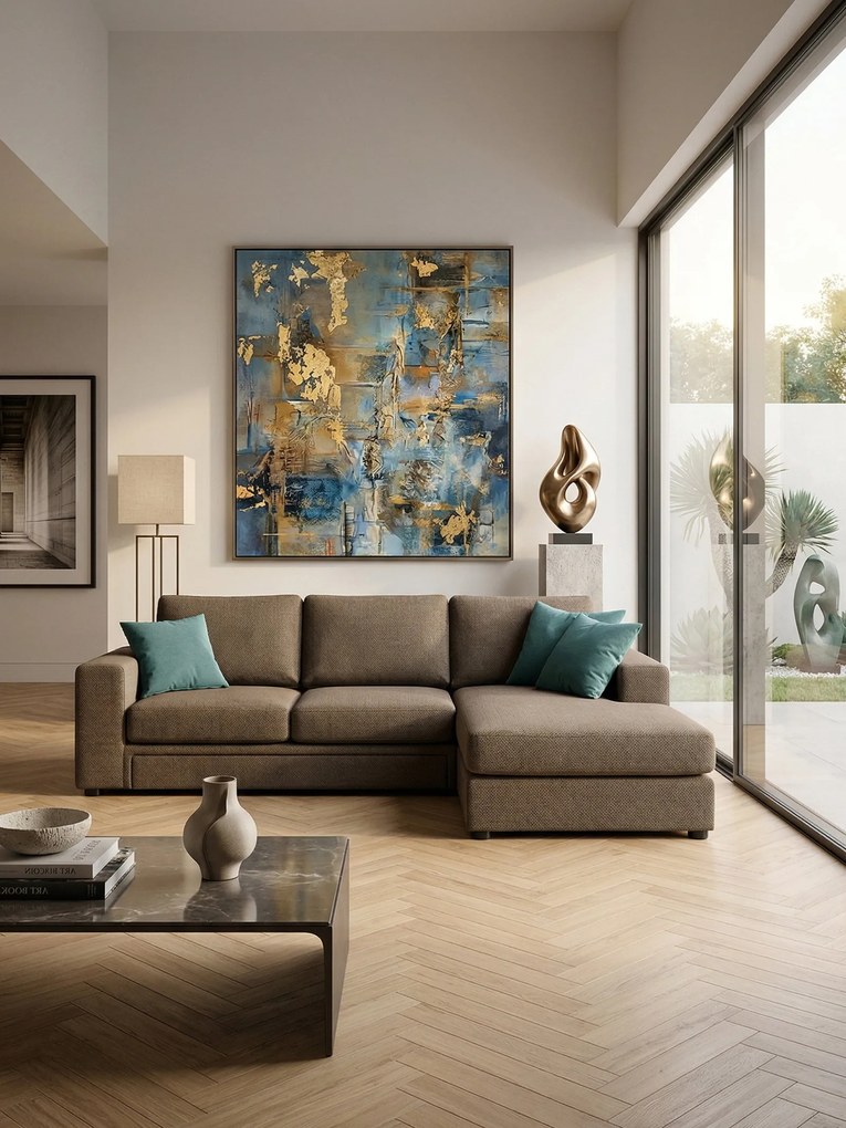 Ъглов диван Lina plus-Mpez Skouro-265 x 150 cm-Left