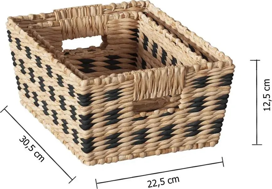 Комплект от 3 коша 5five Terre Inconnue, Скосени