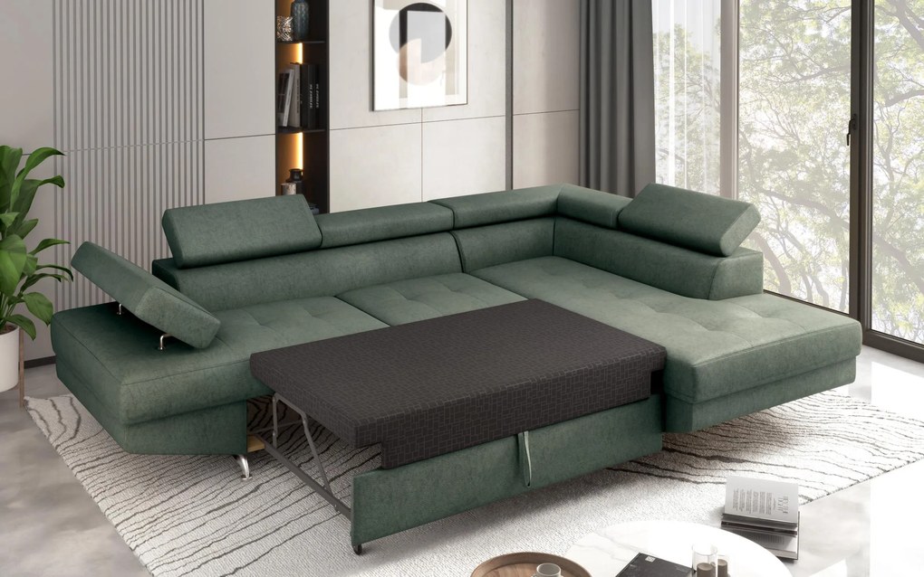 Разтегателен ъглов диван Барк М