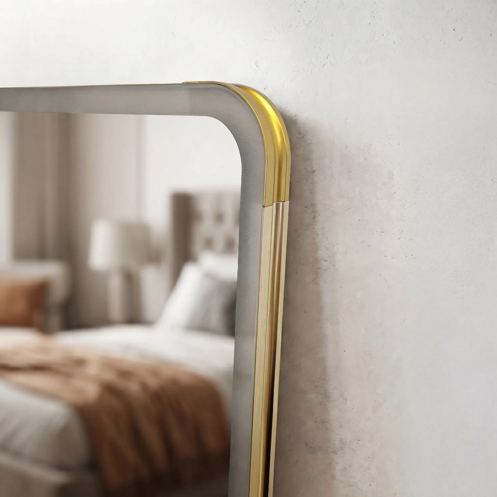 Огледало LED Classico 60x170cm Brush Gold