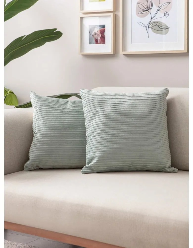 Калъфки за възглавници от рипсено кадифе в комплект от 2 бр. 43x43 cm – Mioli Decor