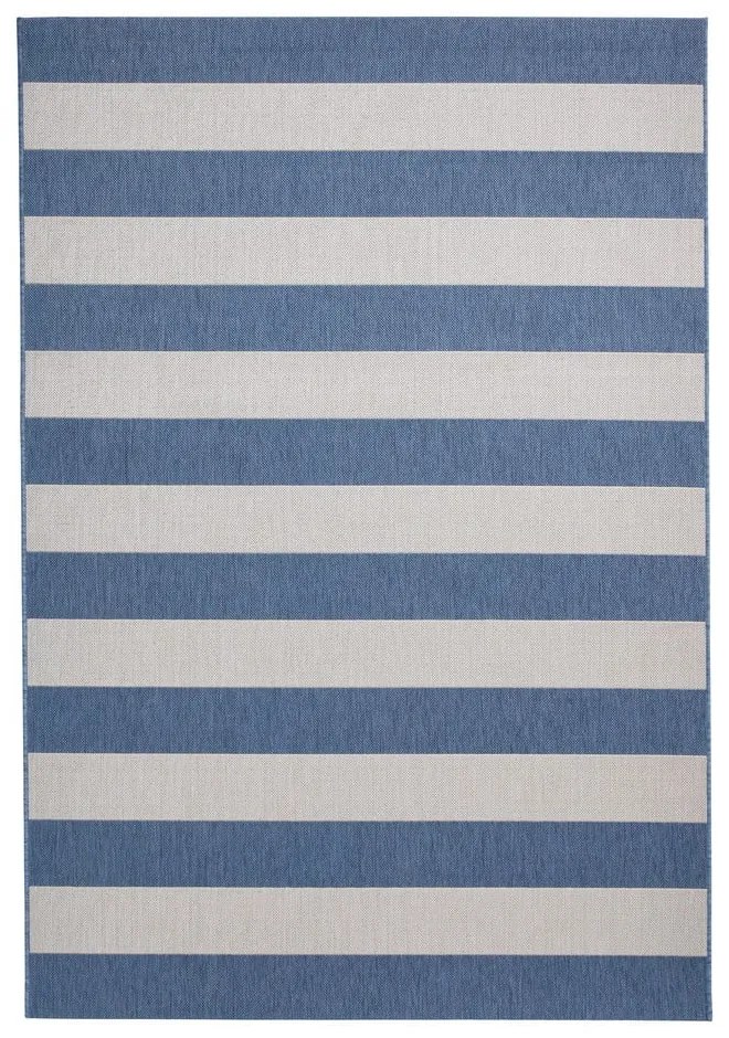 Синьо-бежов външен килим 230x160 cm Santa Monica - Think Rugs