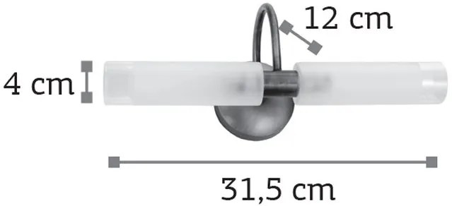 Аплик за стена InLight 1041-Nikel