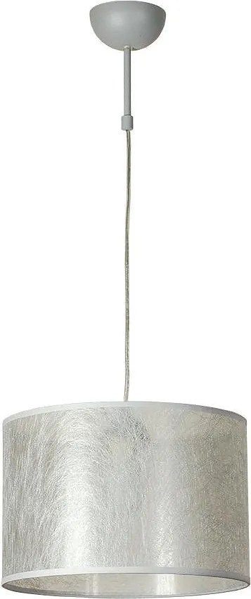 Пендел СЕТА, ø300, титан, абажур Басари Сребро, 1xE27