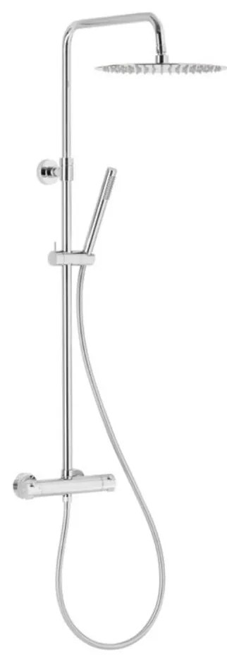KFA Armatura 5736-920-00 - Душ комплект с термостатичен смесител MOZA лъскав хром