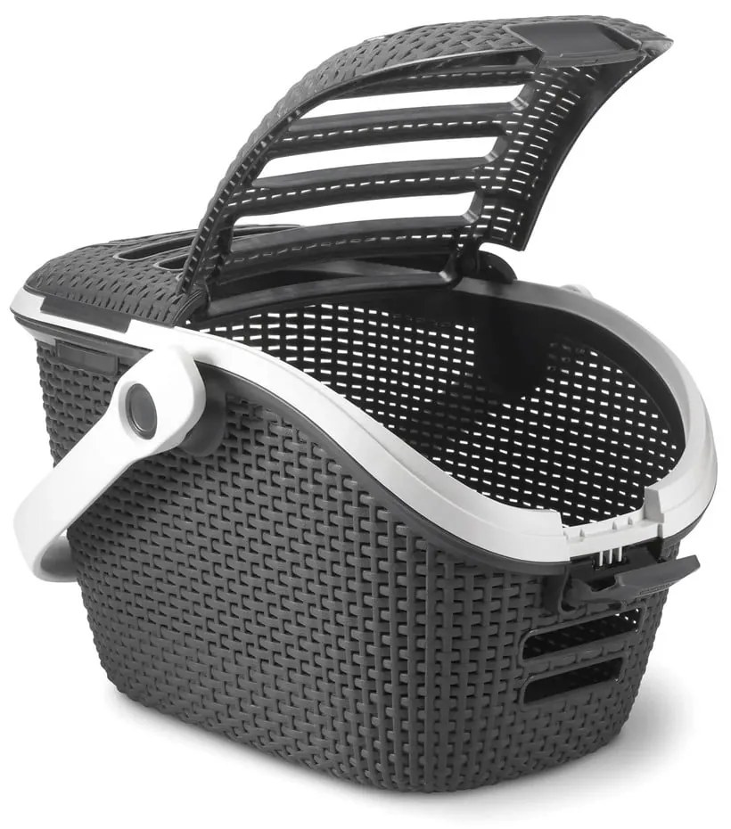 Тъмно сива кутия за транспортиране на домашни любимци - Curver