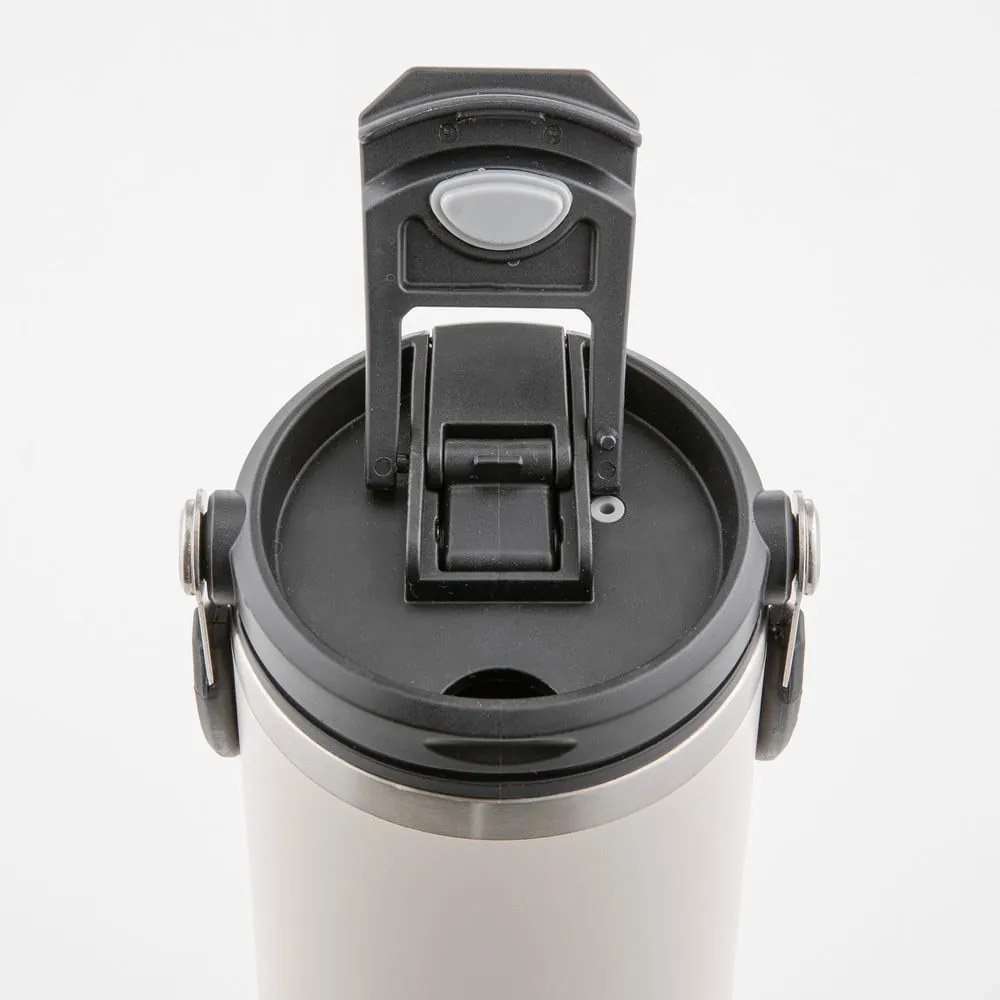 Сива бутилка за пътуване бутилка от неръждаема стомана 1 l Eco – Ladelle