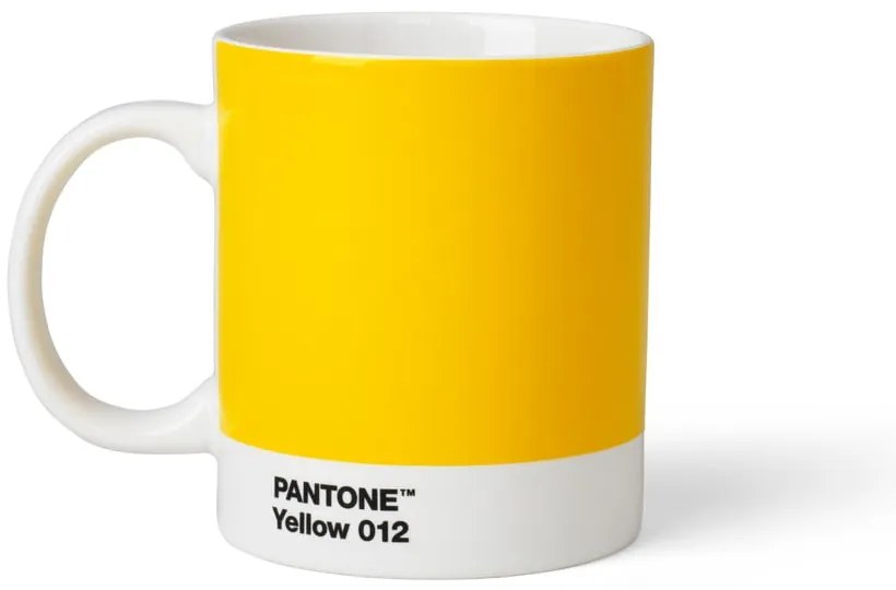Жълта керамична чаша 375 ml Yellow 012 – Pantone