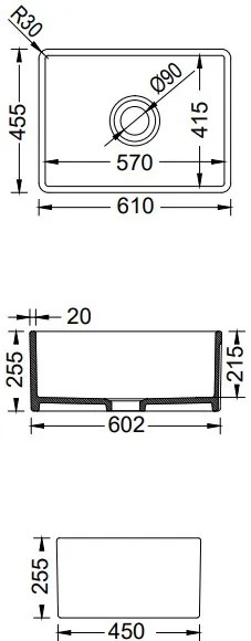 Мивка Bocchi Farmhouse 1137-Leuko Gualistero