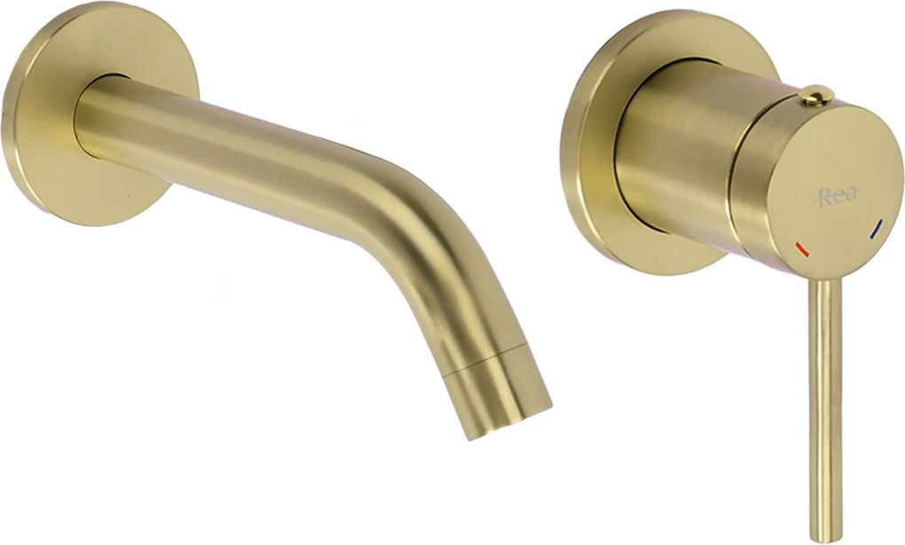 Смесител за вграждане Rea Clif Brush Gold