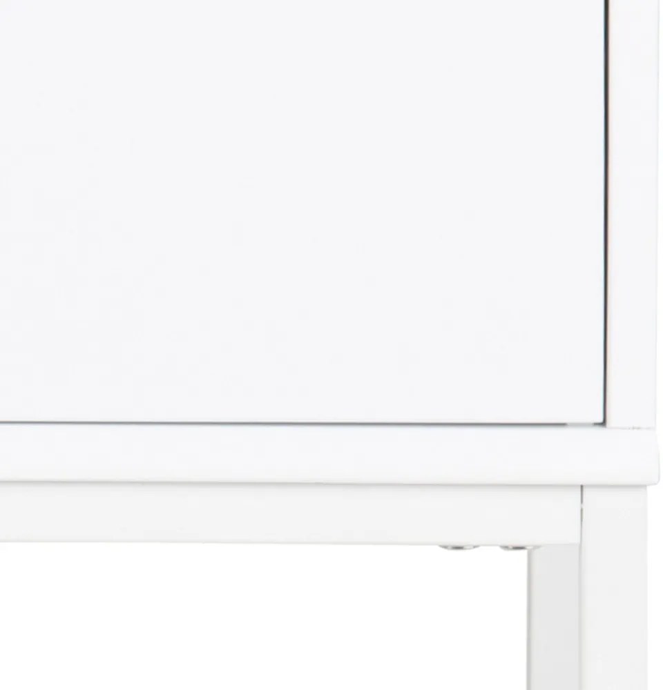 Бяло нощно шкафче Mitra - Actona