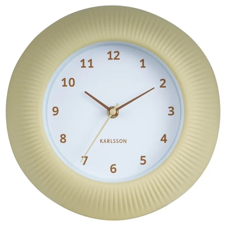 Стенен часовник ø 25 cm Tender Rib – Karlsson