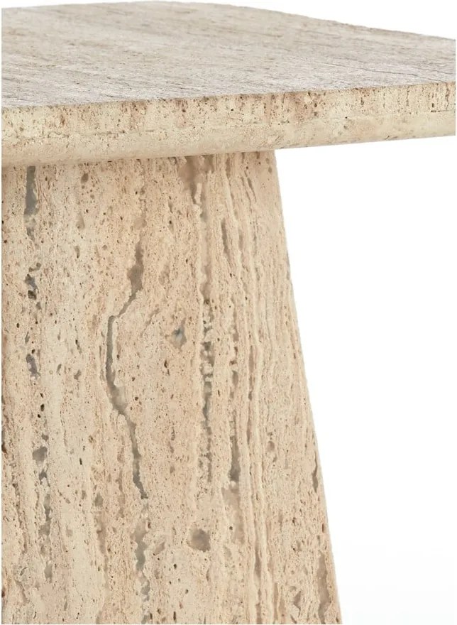 Странична масичка с скаменен плот за маса 45x45 cm Kepami – Light &amp; Living