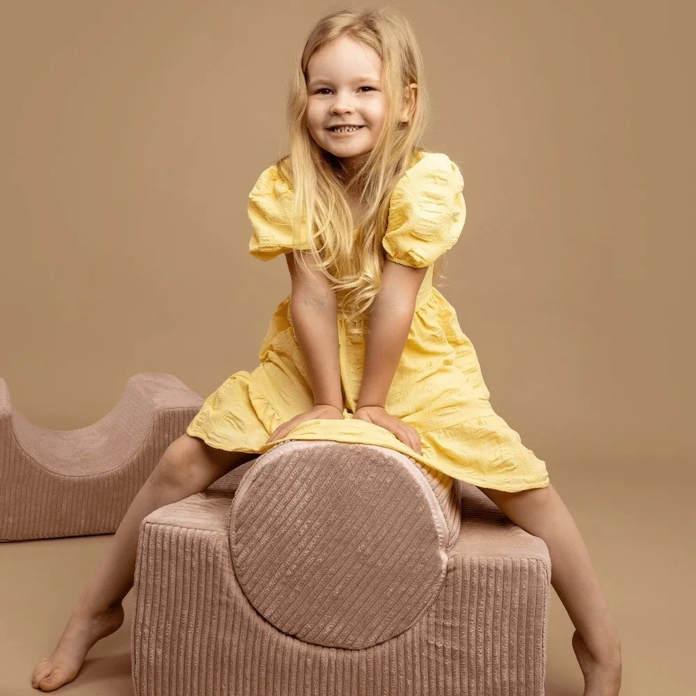 Сива текстилна катерушка от пяна 45x170x30 cm Montessori – Meowbaby