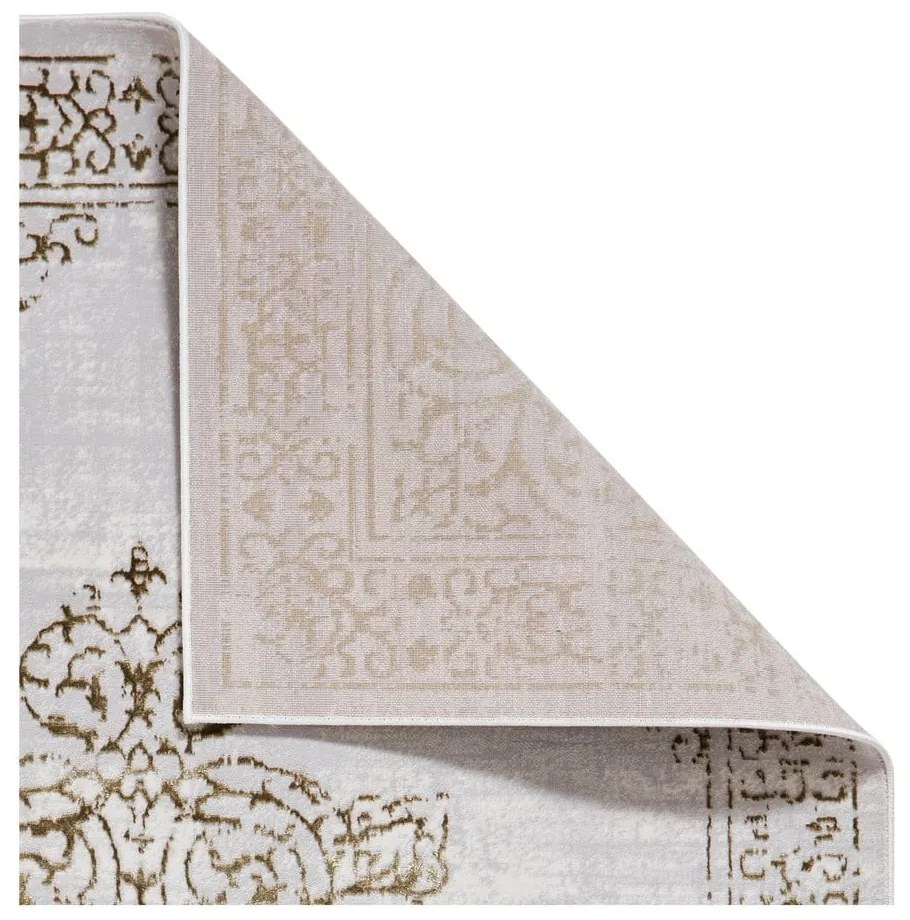 Kилим в светлосиво и златисто 120x170 cm Artemis – Think Rugs