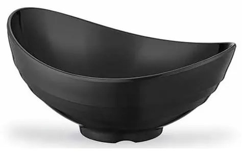 Меламинова купа елипса черна 28x36x17,5см DIVA(16036)KN - Kulsan