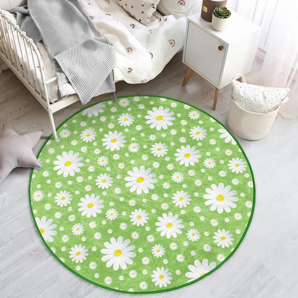 Зелен детски килим ø 100 cm Comfort - Mila Home