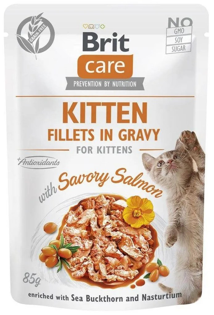 Котешка храна Brit Care Cat Kitten Choice Сьомга