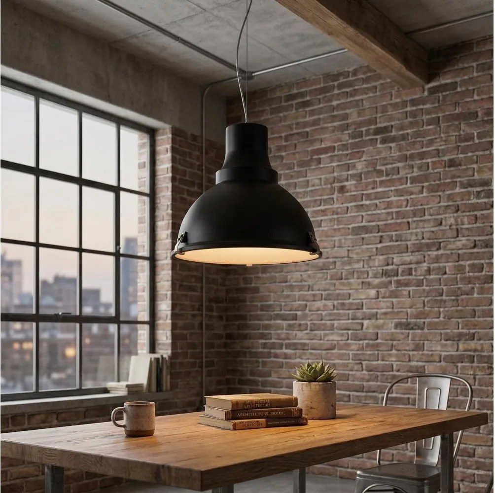 LED полилей на кабел INDUSTRY 1xE27/60W/230V черен