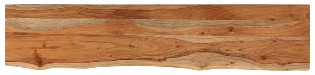 370245 vidaXL Плот за маса, 180x30x2,5 см, правоъгълен, акация масив, жив ръб