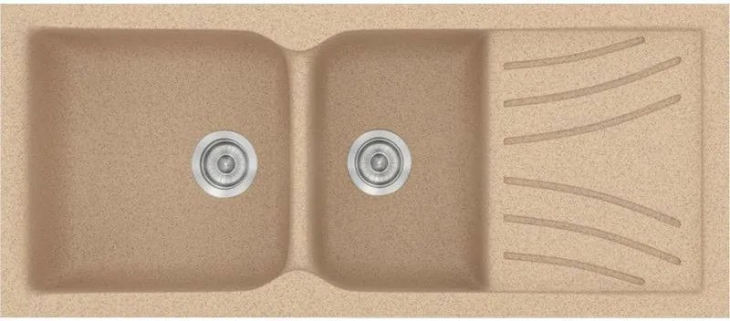 Мивка Sanitec 323-Granite Beige