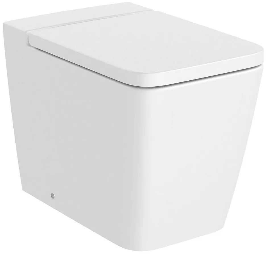 Тоалетна чиния Roca SQUARE - A347537620, долепена до стената, двойно оттичане, 36x56x40см