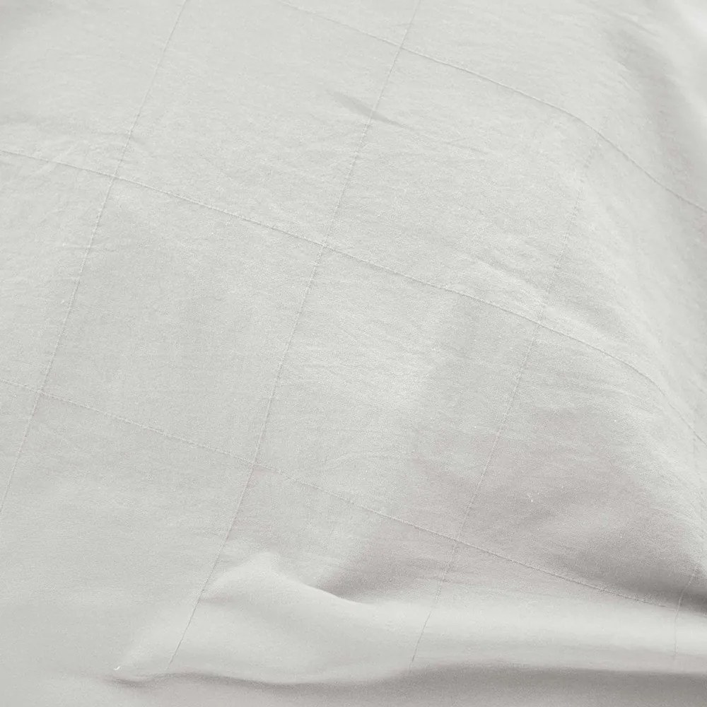 Бяло двойно удължено спално бельо 240x220 cm Linella – douceur d'intérieur