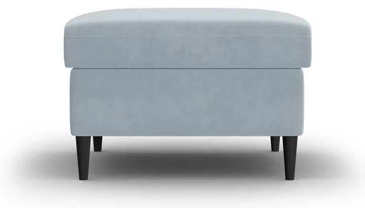 Светлосиня кадифена табуретка Kyoto – Cosmopolitan Design