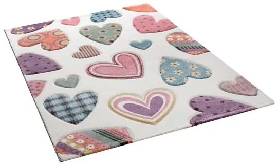 PASTEL HEARTS ДЕТСКИ КИЛИМ 80/150 СМ