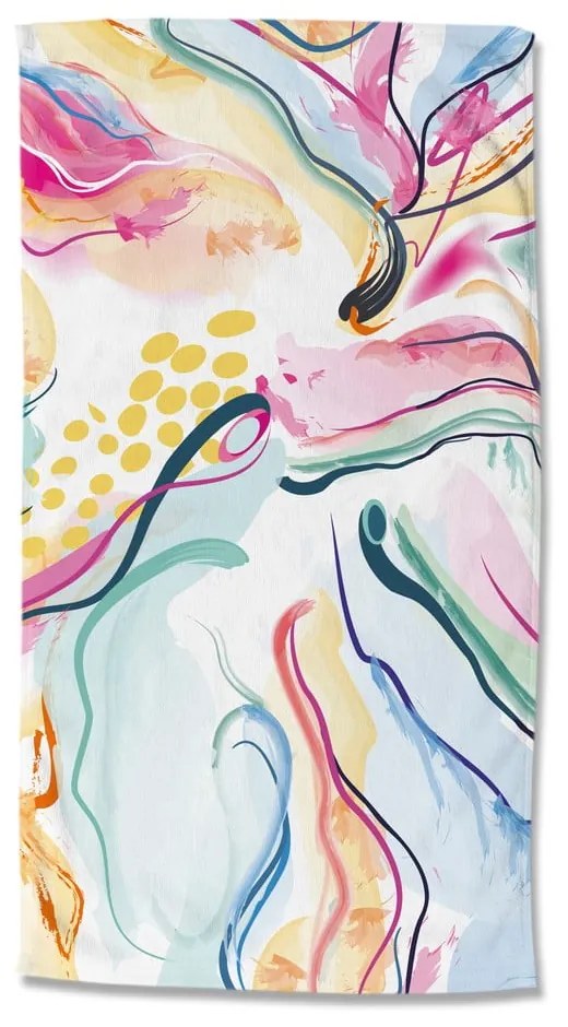 Кадифена плажна кърпа 100x180 cm Magic – Good Morning