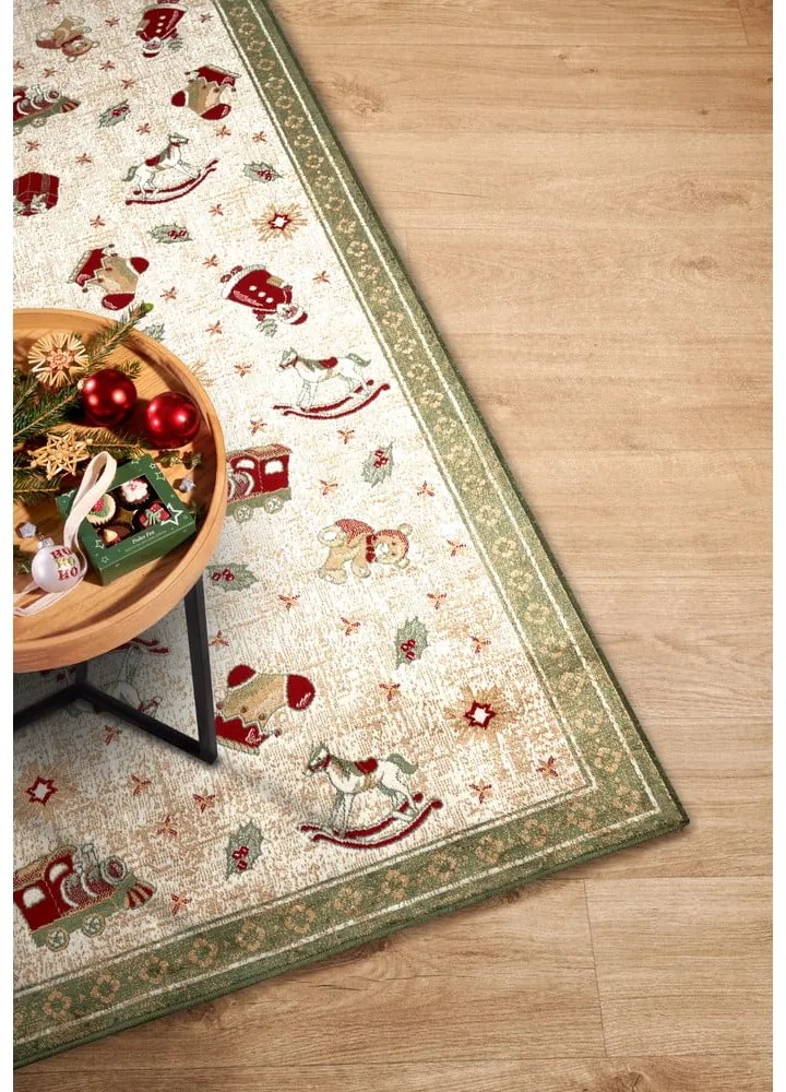Зелена пътека с коледен мотив със смес от памук 80x200 cm Toy's Delight Green Christmas – Villeroy&amp;Boch