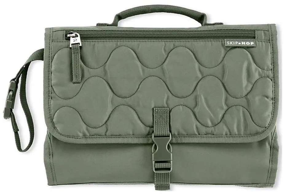 Skip Hop - Пътна подложка и чанта 2в1 PRONTO, зелена